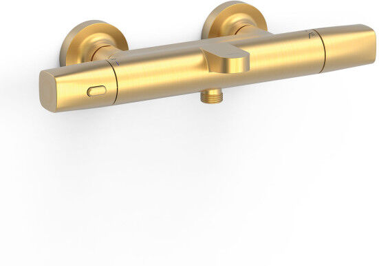 Robinet Thermostatique Mural Pour Baignoire Et Douche Or Mat 24k - Tres 19017404om