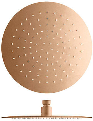 Pomme De Douche Sandwich Inox Ronde 30 Or Rose Brosse - Cristina Ondyna Pd95334i