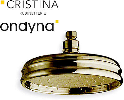 Pomme De Douche Retro Luxe Anticalcaire D200 Vieux Bronze Mat - Cristina Ondyna Rx54893