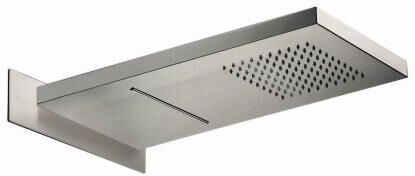 Pomme De Douche Encastree 55/26 Cm Carree Pluie+cascade 100 % Inox - Cristina Ondyna Pd38228