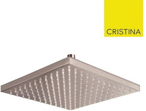 Pomme De Douche Carree 30x30 Laiton Metal Brosse - Cristina Ondyna Pd55777