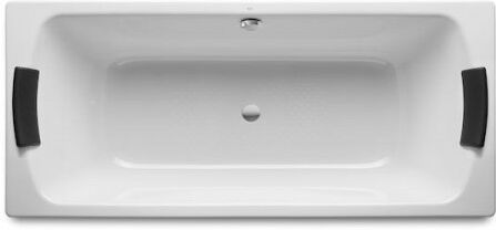 Baignoire Acier Émaillée Avec Fond Antidérapant 1800x800 Blanc Lun - Roca A221270000