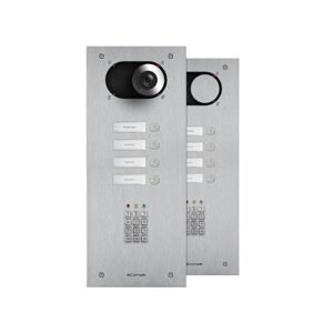Facade Switch 4 Boutons, Clavier Électronique - Comelit Ix0104kp