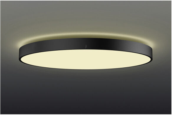 Plafonnier Led Intérieur Rond Noir Led Medo® Pro 90 Led 74 W Ip 50 Ik02 - Slv 1007314