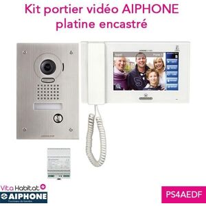 Kit Portier Video Aiphone Jps4aedf - Ecran 7'' - Platine Encastree - 130319