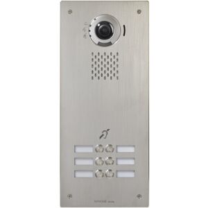 Ixdvf6l P.Video Enc.6bp Ip Inox B.Magnet. - Aiphone Ixdvf6l 200943