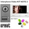 Interphone Video Urmet Kit Note 2 Mains Libre - Contrôle D'Accès - Urmet 1723/71