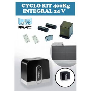 FAAC Motorisation Portail Coulissant Faac Cyclo Kit Intégral 400 Kg