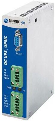 BICKER ELEKTRONIK Onduleur (ASI) industriel - Installation (rail DIN) UPSIC-1205D UPSIC-1205D 1 BICKER ELEKTRONIK Onduleur (ASI) industriel - Installation (rail DIN) UPSIC-1205D UPSIC-1205D 1
