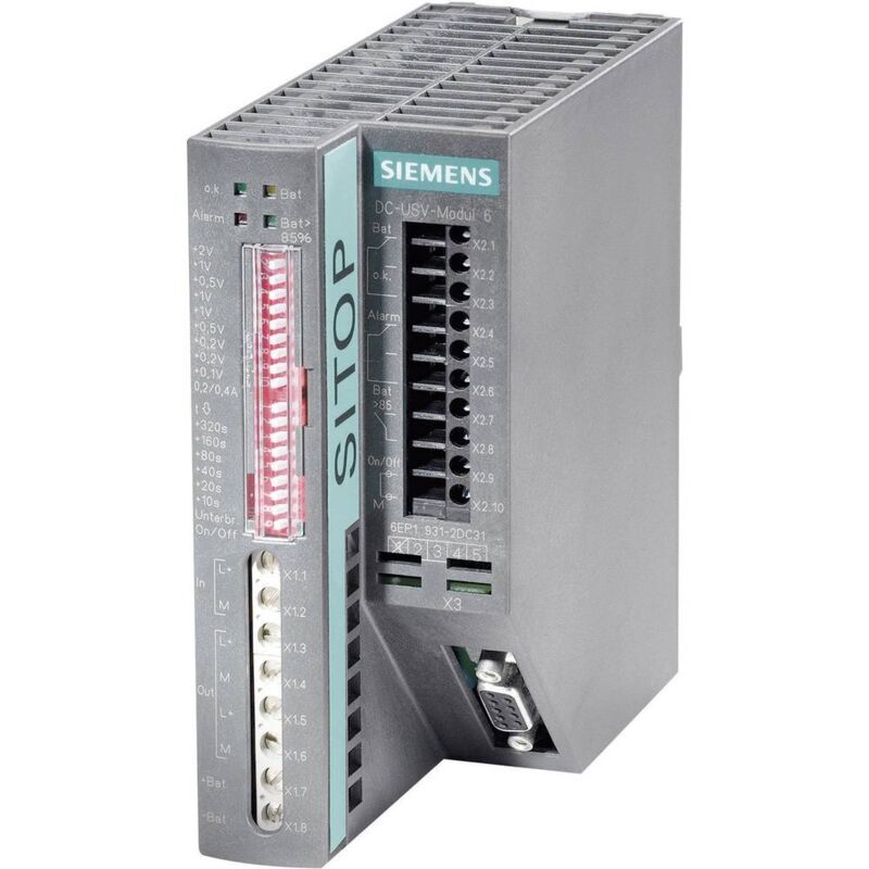 SIEMENS Onduleur (ASI) industriel - Installation SITOP DC-USV-MODUL 6A DC 24V - Siemens