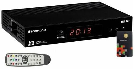 SAGEM DS81HD Décodeur satellite TNTSAT HD (vendu avec carte TNTSAT) - Sagem SAGEM DS81HD Décodeur satellite TNTSAT HD (vendu avec carte TNTSAT) - Sagem