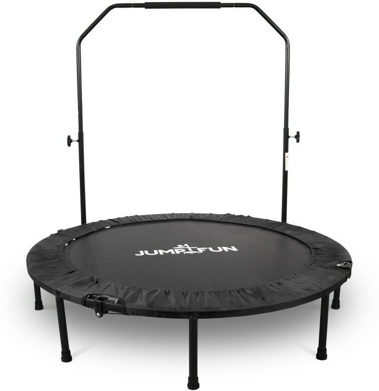 JUMP4FUN Mini Trampoline Fitness Pliable Double-Bar - Ø122cm, Noir - Noir - Jump4fun JUMP4FUN Mini Trampoline Fitness Pliable Double-Bar - Ø122cm, Noir - Noir - Jump4fun