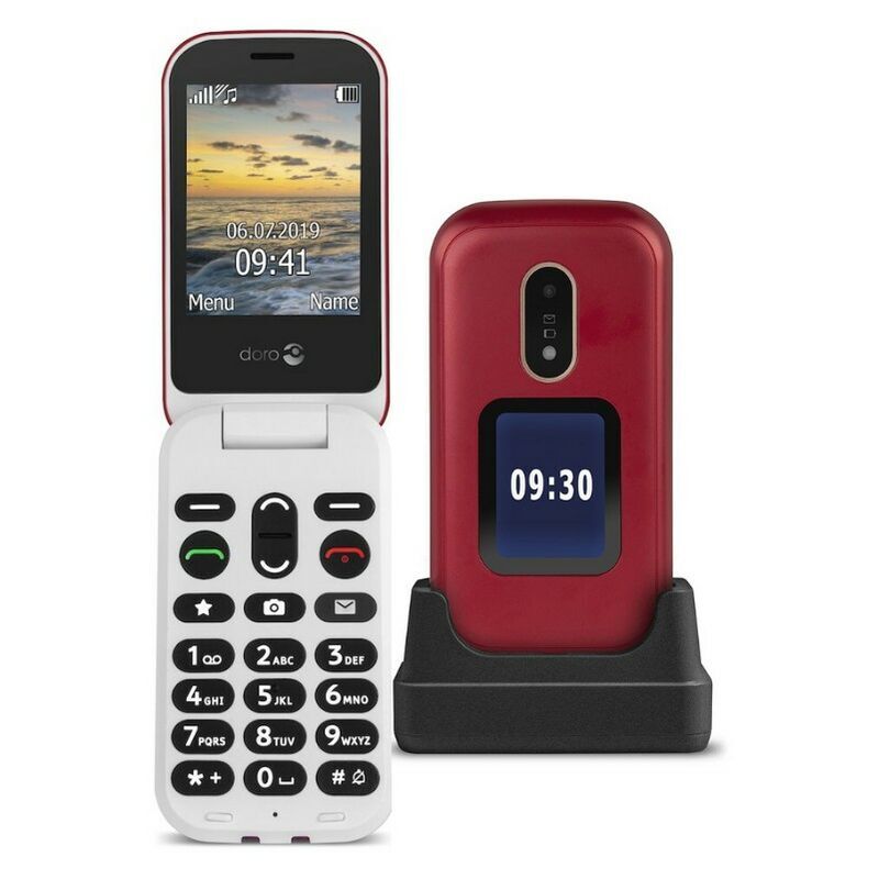 DORO Téléphone portable à clapet DORO 6060 rouge - Rouge
