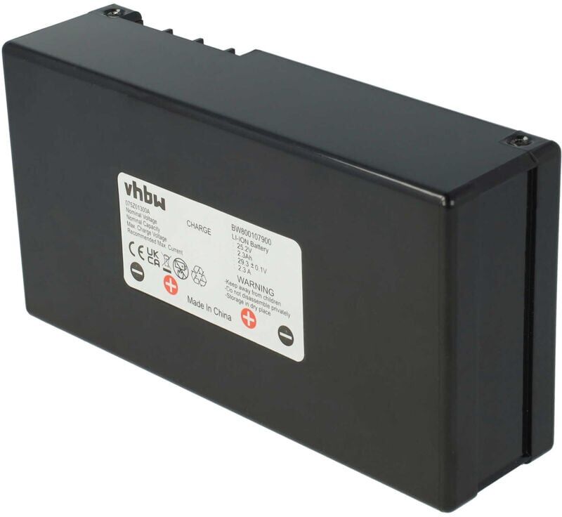 VHBW Batterie Li-Ion vhbw 2300mAh (25.2V) pour aspirateur, tondeuse robot Ambrogio VHBW Batterie Li-Ion vhbw 2300mAh (25.2V) pour aspirateur, tondeuse robot Ambrogio
