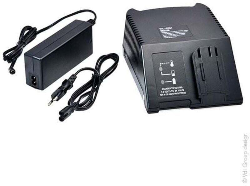 Nx ™ - NX - Chargeur outillage pour Milwaukee / AEG 7.2V-24V NICD-NIMH Nx ™ - NX - Chargeur outillage pour Milwaukee / AEG 7.2V-24V NICD-NIMH