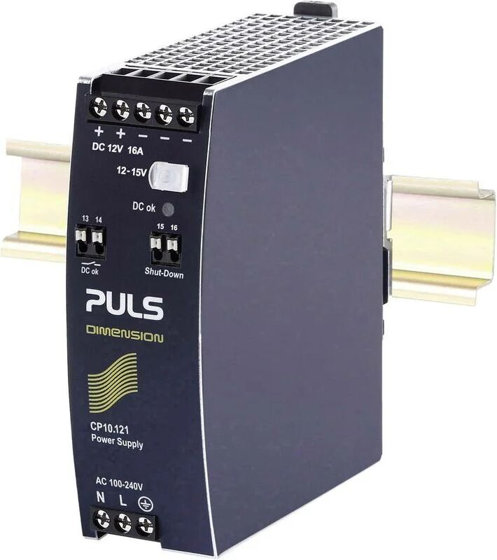 PULS Alimentation rail DIN CP10.121 12 V/DC 16 A 192 W 1 x Y697391 - Puls PULS Alimentation rail DIN CP10.121 12 V/DC 16 A 192 W 1 x Y697391 - Puls