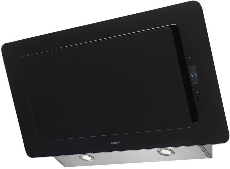 BRANDT hotte décorative 90cm 598m³/h noir - bhv6961b - Brandt BRANDT hotte décorative 90cm 598m³/h noir - bhv6961b - Brandt