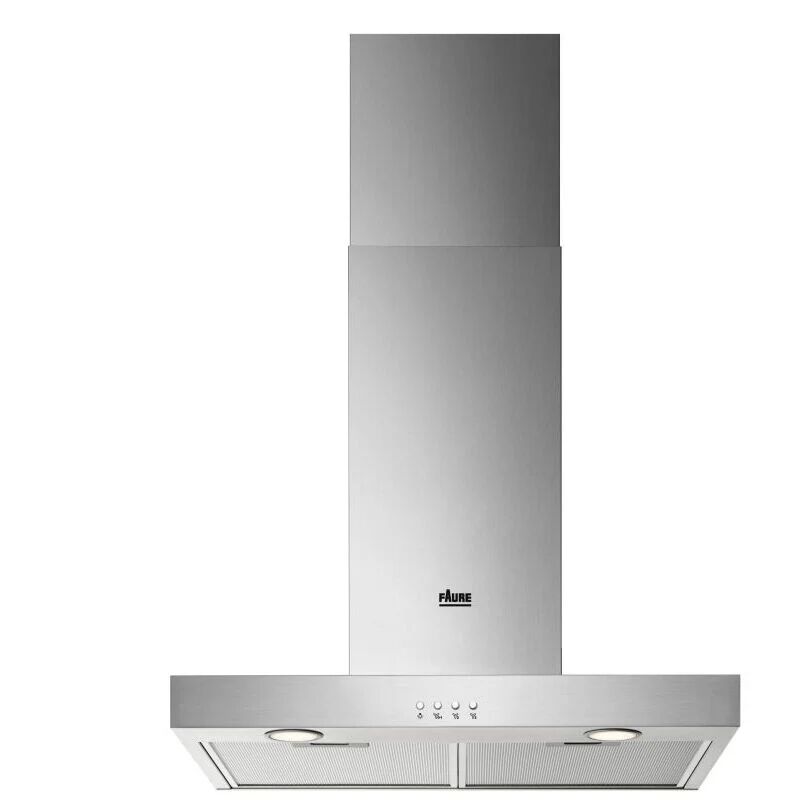 FAURE Hotte Décorative Murale aspirante inox Largeur 60cm Débit d'air 600m3/h FAURE Hotte Décorative Murale aspirante inox Largeur 60cm Débit d'air 600m3/h