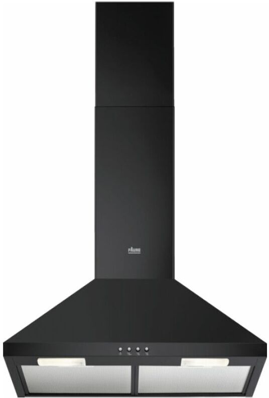 FAURE hotte décorative murale 60cm 420m3/h noir - fhc62462ba - faure FAURE hotte décorative murale 60cm 420m3/h noir - fhc62462ba - faure