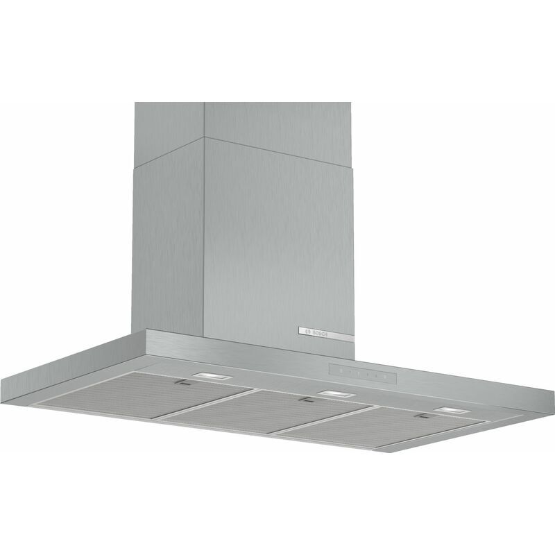 BOSCH hotte décorative murale 90cm 55db 721m3/h inox - dwb97cm50 - bosch