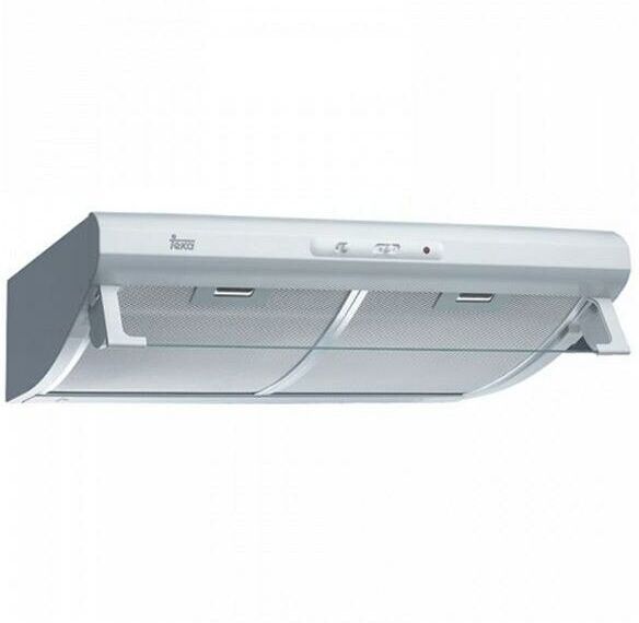 Bricoomarket - Hotte standard Teka C6420W 60 cm 375 m3/h 73 dB 316W Blanc Acier