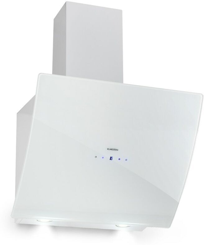 Klarstein Annabelle 60 Hotte murale aspirante 60cm 650m³h classe B verre blanc Klarstein Annabelle 60 Hotte murale aspirante 60cm 650m³h classe B verre blanc