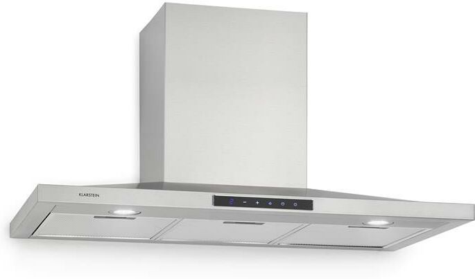 Klarstein Eliana Hotte aspirante 90 cm forme pyramide 620 m³/h classe B - inox Klarstein Eliana Hotte aspirante 90 cm forme pyramide 620 m³/h classe B - inox