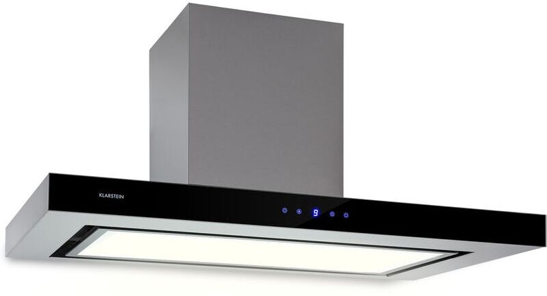 Klarstein Ilona Brilliant Edition hotte murale 90 cm 622 m³/h tactile noire Klarstein Ilona Brilliant Edition hotte murale 90 cm 622 m³/h tactile noire