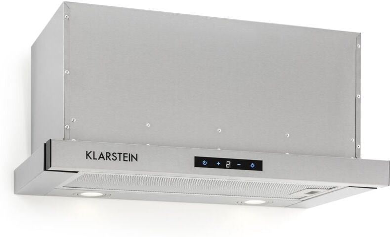 KLARSTEIN Vinea Hotte murale escamotable plate 60cm 610m³/h classe A - argent - Klarstein KLARSTEIN Vinea Hotte murale escamotable plate 60cm 610m³/h classe A - argent - Klarstein
