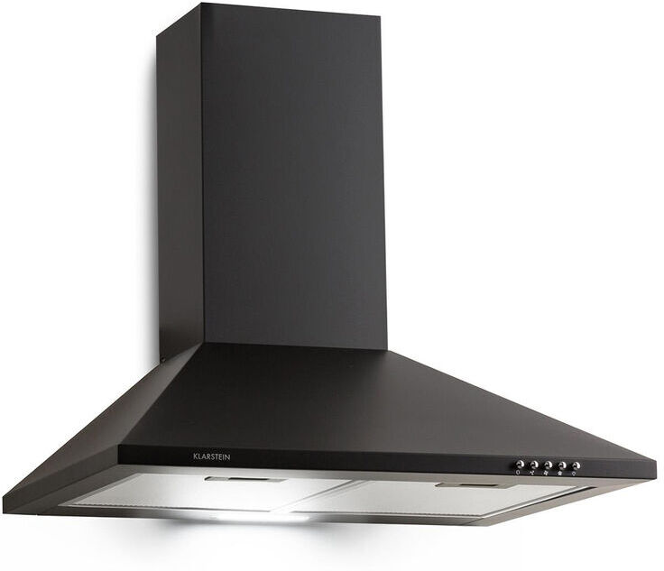 Klarstein Zugspitze 60 Hotte aspirante murale 65W 310 m³/h LED - noire Klarstein Zugspitze 60 Hotte aspirante murale 65W 310 m³/h LED - noire