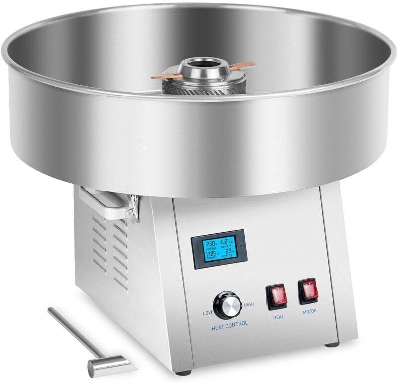 ROYAL CATERING Machine à barbe à papa Candy Maker Festivites Ecran Numerique 4Kg/H 1500W F ROYAL CATERING Machine à barbe à papa Candy Maker Festivites Ecran Numerique 4Kg/H 1500W F