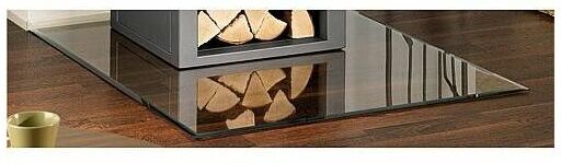 Banyo - Accessoire poele plaque sol en verre 6 mm rectangulaire B1 1000x1200 mm Banyo - Accessoire poele plaque sol en verre 6 mm rectangulaire B1 1000x1200 mm