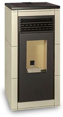 ESCALOR Poêle à granulés de 12Kw BLANC PERLÉ Frida Escalor ESCALOR Poêle à granulés de 12Kw BLANC PERLÉ Frida Escalor