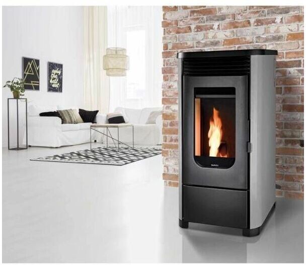 Supra - POELE A GRANULES - 7,5 kw - Base grise - Habillage gris - Sélecteurs ro Supra - POELE A GRANULES - 7,5 kw - Base grise - Habillage gris - Sélecteurs ro