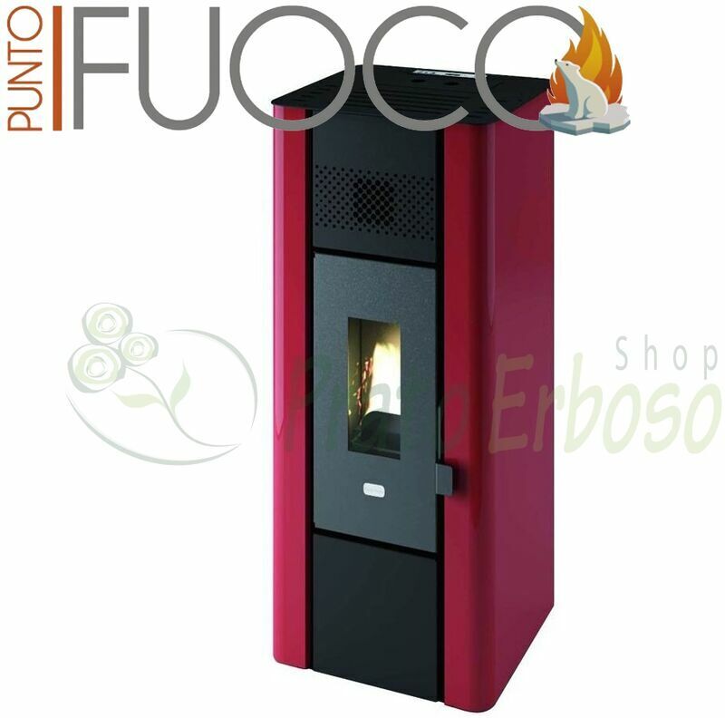 PUNTO FUOCO Minni - Poêle à granulés 6.3 Kw rouge PUNTO FUOCO Minni - Poêle à granulés 6.3 Kw rouge