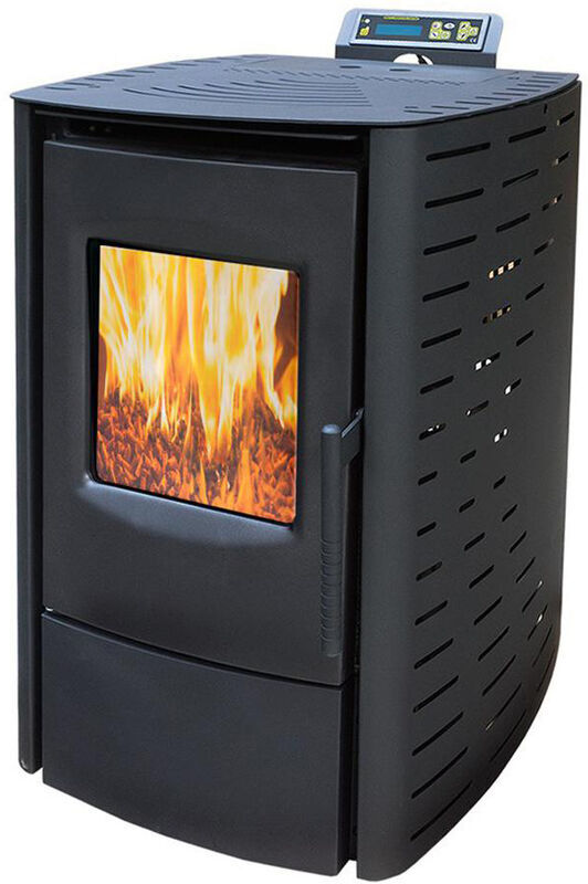 Nemaxx P6 Poêle à granulés en acier noir avec télécommande - 6kW - 20477,8 BTU Nemaxx P6 Poêle à granulés en acier noir avec télécommande - 6kW - 20477,8 BTU