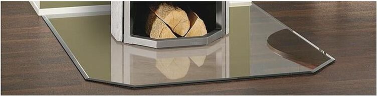 Banyo - Plaque de sol acier 2 mm pour poele - trapezoidale B2 gris fonte Banyo - Plaque de sol acier 2 mm pour poele - trapezoidale B2 gris fonte