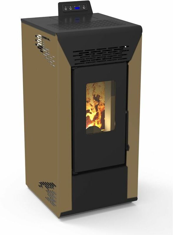 PUNTO FUOCO Poêle à granulés air Anita 9 kW Marron Sannover PUNTO FUOCO Poêle à granulés air Anita 9 kW Marron Sannover