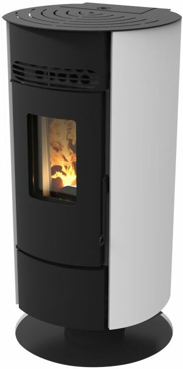 SANNOVER THERMIQUE Poêle à granulés air sur pied Flavia 9 kW Blanc Sannover SANNOVER THERMIQUE Poêle à granulés air sur pied Flavia 9 kW Blanc Sannover