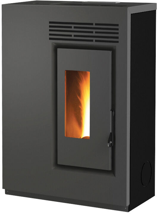 SAROM Poêle à pellet 'GE 60' 6 kW, Slim 25 cm - noir SAROM Poêle à pellet 'GE 60' 6 kW, Slim 25 cm - noir