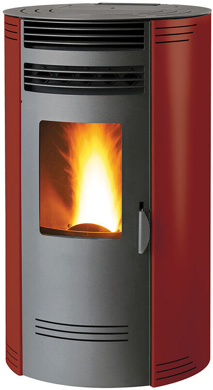SAROM Poêle à pellet 'GQ 100', 10 kW, rond, système EASY START - rouge SAROM Poêle à pellet 'GQ 100', 10 kW, rond, système EASY START - rouge
