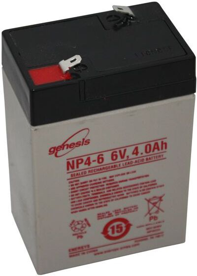 HAWKER BATTERIE PLOMB ETANCHE ENERSYS NP4-6 - 6V 4Ah HAWKER BATTERIE PLOMB ETANCHE ENERSYS NP4-6 - 6V 4Ah