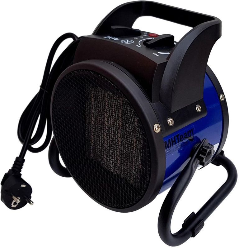 MHTEAM Radiateur soufflant PTC 2000W ceramique cm 21,0x16,0x21,7 EH6-02-blu - Mhteam MHTEAM Radiateur soufflant PTC 2000W ceramique cm 21,0x16,0x21,7 EH6-02-blu - Mhteam