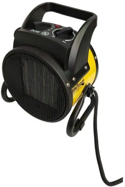 MHTEAM Radiateur soufflant PTC 2000W ceramique cm 21,0x16,0x21,7 EH6-02-giallo - Mhteam MHTEAM Radiateur soufflant PTC 2000W ceramique cm 21,0x16,0x21,7 EH6-02-giallo - Mhteam