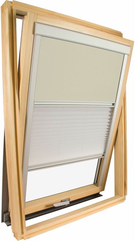 AVOSDIM Store Duo pour Velux ® SK06 - Beige - Beige AVOSDIM Store Duo pour Velux ® SK06 - Beige - Beige