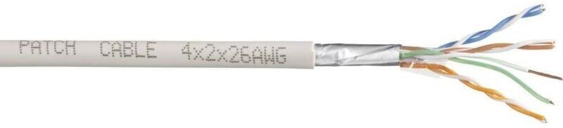 TRU COMPONENTS Câble réseau CAT 6 SF/UTP CAT6/CCA 1570250 4 x 2 x 0.27 mm² blanc 100 m S475371 TRU COMPONENTS Câble réseau CAT 6 SF/UTP CAT6/CCA 1570250 4 x 2 x 0.27 mm² blanc 100 m S475371