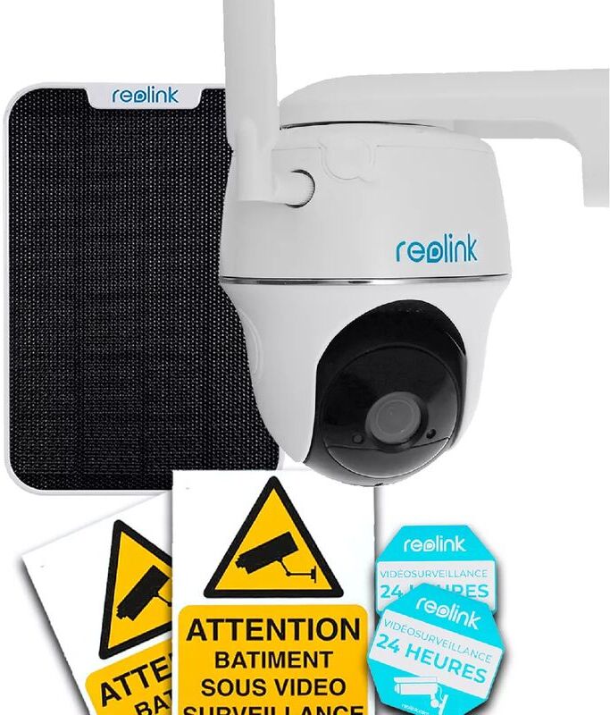 ULTRA SECURE Caméra 4G rotative autonome 100% sans fil version FRANCE + panneau solaire / ULTRA SECURE Caméra 4G rotative autonome 100% sans fil version FRANCE + panneau solaire /