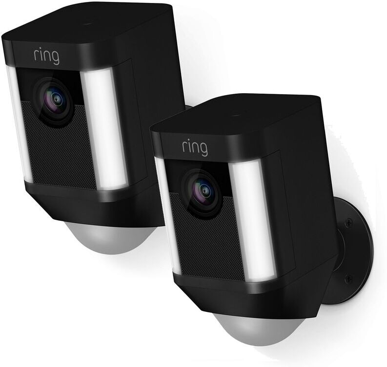 Ring - Lot de 2 caméras autonomes extérieures - Spotlight Cam Battery (Noir) Ring - Lot de 2 caméras autonomes extérieures - Spotlight Cam Battery (Noir)