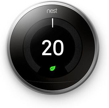 Nest Thermostat Acier Inoxydab Nest Thermostat Acier Inoxydab
