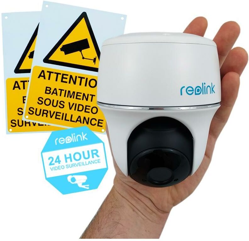 ULTRA SECURE Pack avantage caméra Reolink Argus PT + panneaux - Motorisée 100% sans-fil ULTRA SECURE Pack avantage caméra Reolink Argus PT + panneaux - Motorisée 100% sans-fil